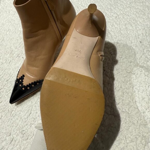 Miu Miu Leather ankle boots - Picture 3 of 3